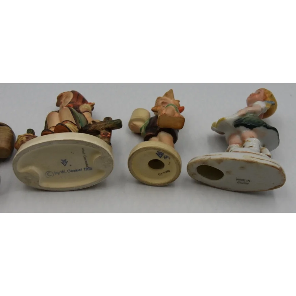 VINTAGE 3-HUMMEL GOEBEL W. GERMANY COLLECTIBLE FIGURINE 1-MARKED JAPAN 4pc LOT